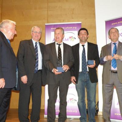 Les médaillés de l'Afcam 2012